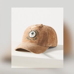 Anthropologie Corduroy Sports Club Baseball Cap NWT
